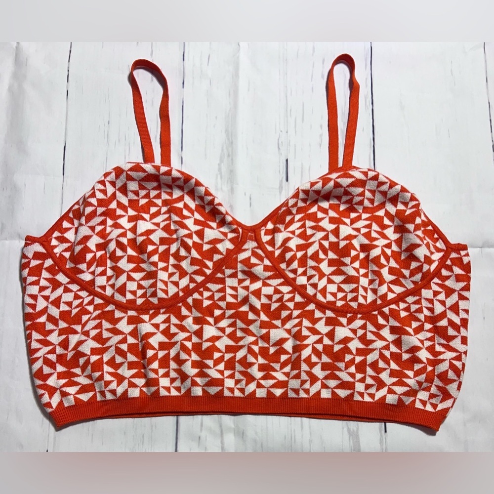 2/$20 Future Collective by Kahlana Barfield Brown - Orange Crop Tank - Picture 2 of 4
